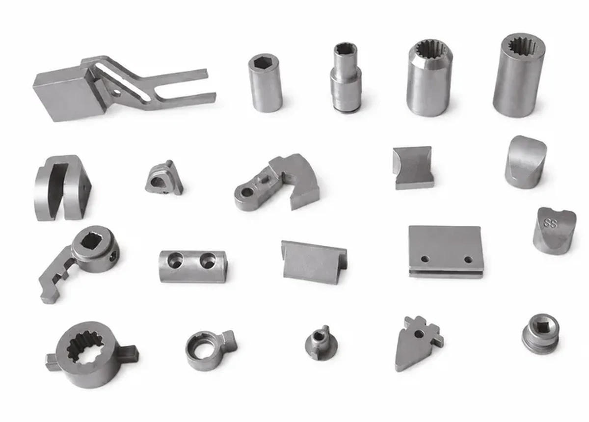 Sintered lock deadbolt and latch bolt component references
